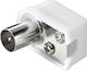 Goobay Plug Coaxial male 10pcs Whitr (11502)