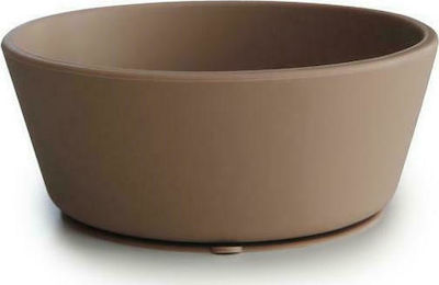 Mushie Baby Food Bowl Μπωλ Σιλικόνης made of Silicone Natural