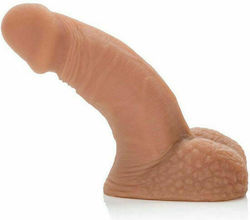 Calexotics Packer Gear Ρεαλιστικό Dildo με Όρχεις Brown 14.5cm