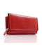 Kion 452 Large Leather Women's Wallet Red