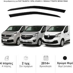 Heko Set Front Car Windbreakers Dark Fime For Opel Vivaro Fiat Talento Renault Trafic Fiat Talento (2016+) Opel Vivaro 2 (2014-2019) Renault Trafic 3 (2014+) 2 Pieces 27150 Heko Set Front Car Windbreakers Dark Fime For Opel Vivaro Fiat Talento Renault Trafic Fiat Talento (2016+) Opel Vivaro 2 (2014-2019) Renault Trafic 3 (2014+) 2 Pieces 27150
