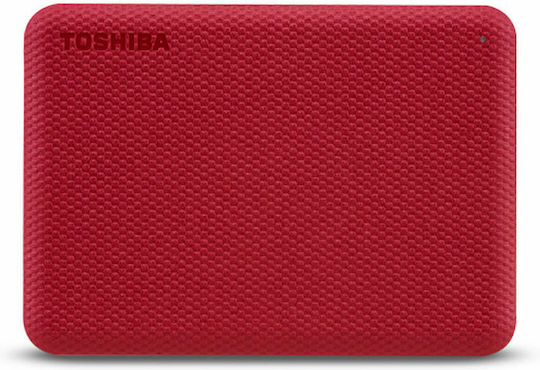 Toshiba Canvio Advance 2020 USB 3.2 Εξωτερικός HDD 1TB 2.5" Κόκκινο