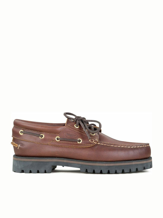 Sea & City CL4 Tractor Men's Leather Boat Shoes...