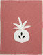 Fresk Blanket Nursery Swaddling Blankets Pineapple Knitted Pink 80x100cm
