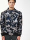 Winter Jacket Bomber Waterproof and Windproof Blue