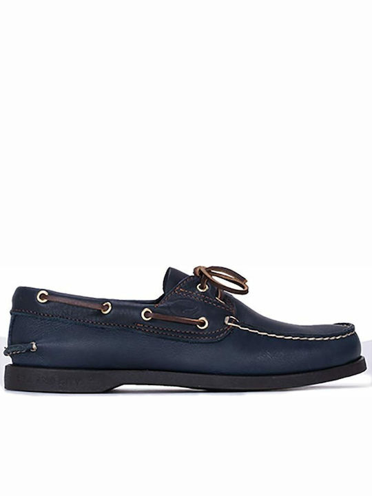 Dallas Δερμάτινα Ανδρικά Boat Shoes Azul