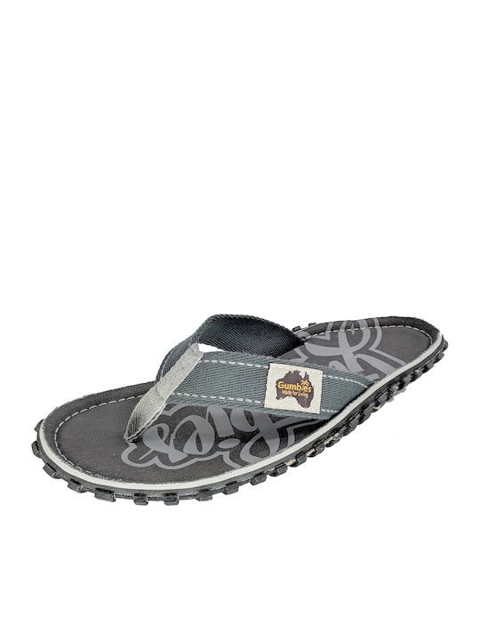 Gumbies Islander Herren-Flip-Flops Gray