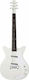 Danelectro DE 59M NOS+ Electric Guitar SG with SS Pickup Configuration Outta Sight White