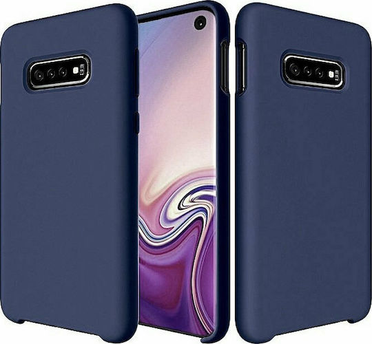 Hurtel Soft Flexible Rubber Back Cover Silicon Albastru (Galaxy S10)