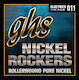 GHS Strings Nickel Rockers Set of Pure Nickel Electric Guitar Strings 11 - 52 Custom Medium
