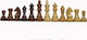 Chess Evolution Wooden Pieces-Pawns Staunton 9.5cm Brown - Chess Evolution and 2 Extra Queens Wooden Chess Pawns