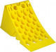 Lampa Truck Wheel Chock Wheel Spacer E53 Thermoplastic Yellow Din76051-E53 1Pc