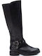 Women's Boots with Zipper Black