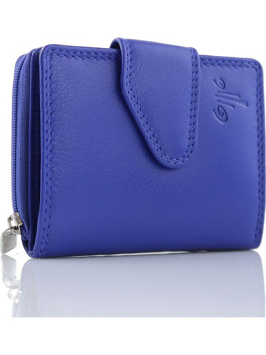 Kion 181 Small Leather Women's Wallet Classic Blue