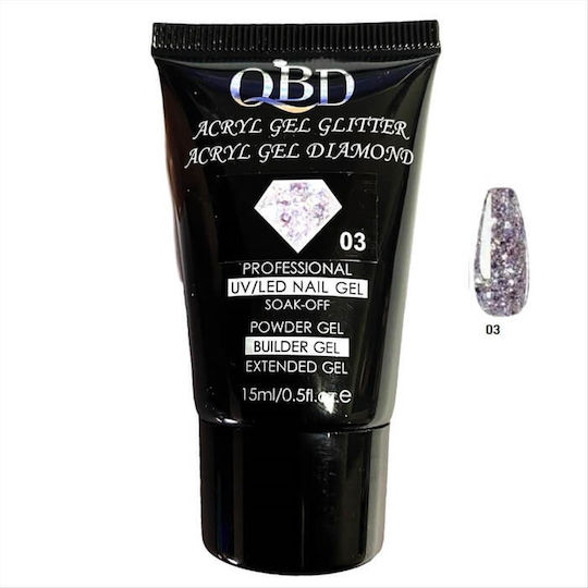QBD Nail Acrygel 03 Diamond 15ml