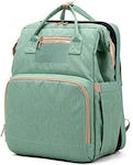 Wickeltasche-Bett Rucksack Mint 32x41cm.