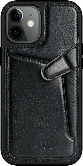 Nillkin Aoge Back Cover Δερμάτινο Μαύρο (iPhone 12 mini)