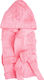 Borea Kids Hooded Bathrobe Teenager Pink 000501114008