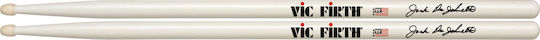Vic Firth Hickory Drumsticks Drums Signature Series Jack Dejohnette 5A with Tip Shape Drop in White Color