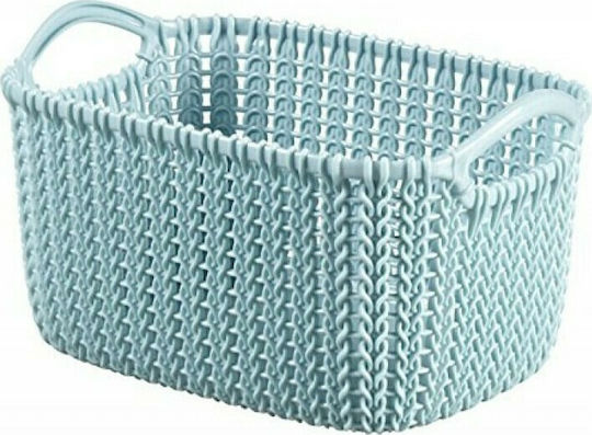 Curver Knit Coș de Depozitare Plastic Light Blue 3lt 1buc