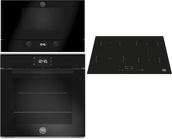 Bertazzoni Eingebautes Haushaltsgeräte-Set F60 11 MOD P L GNE + P60 4IC 1B2 NE E + F38 3 MOD MW S GNE