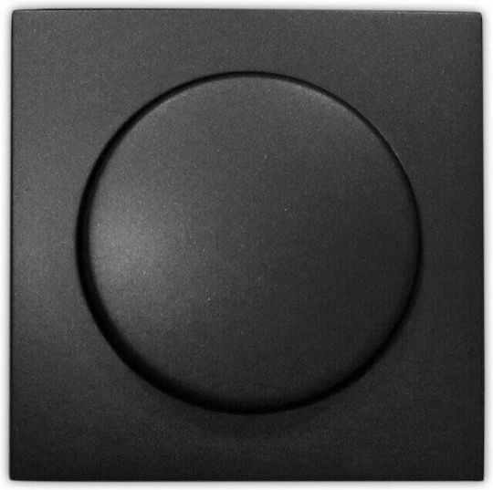 Adeleq Dimmer Switch Front for Dimmer in Black Color 15-061