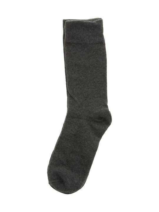 Funky Buddha Men's Solid Color Socks Gray 3Pack
