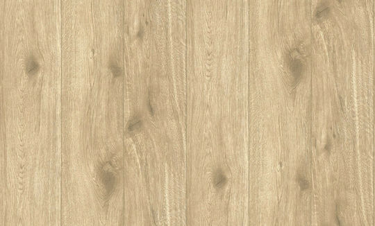 Ταπετσαρία Τοίχου Wood Stone Βινυλίου Μπεζ 1000x53cm Πλενόμενη