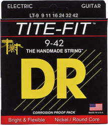 DR Tite-Fit Set of Electric Guitar Strings Nickel Plated Steel 9 - 42