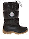 Synthetic Leather Snow Boots Mina Black