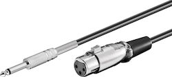 Goobay XLR female - 6.3mm male 6m 50710