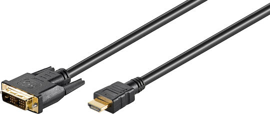 Goobay Kabel DVI-D-Stecker - HDMI-Stecker 3m Schwarz (51581)