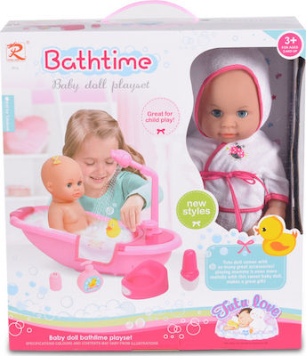 Moni Baby Doll Κούκλα με Μπανάκι for 3+ Years Old 36 cm. 108405