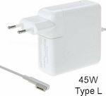 Lamtech Φορτιστής Laptop 45W 14.5V 3.1A για Apple με Αντάπτορα Τροφοδοσίας