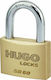 Hugo Locks SB 25 Steel Padlock Brass with Key 25mm 1pcs