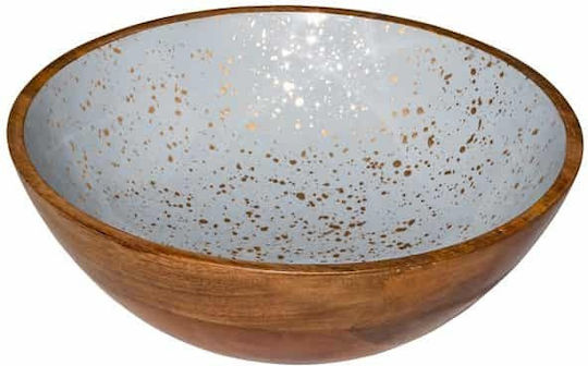 Stylepoint Salatschüssel Hölzernes Grey 25x25x7.5cm 2Stück