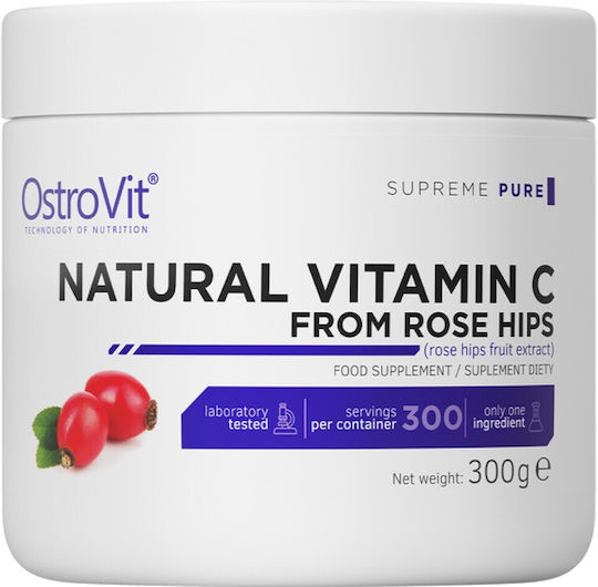 OstroVit Natural Vitamin C From Rose Hips Витамин за Кожата & Антиоксидантно действие 1000мг 300гр