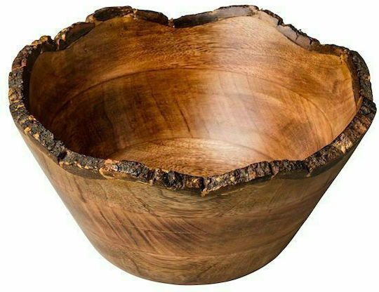 Stylepoint Σαλατιέρα Ξύλινη Καφέ 23x23x11cm 2τμχ