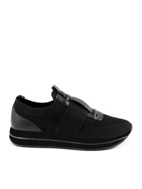 Level Anatomic Ανατομικά Γυναικεία Slip-On Μαύρα