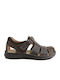 Zen Air Men's Leather Sandals Brown