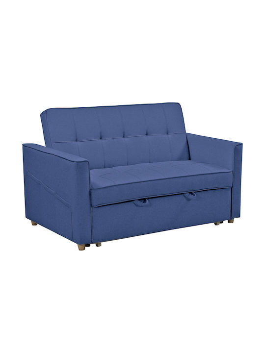 Symbol Διθέσιος Καναπές Κρεβάτι Μπλε 142x93εκ.