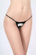 Milena by Paris 6673 Γυναικείο Sexy String Μαύρο