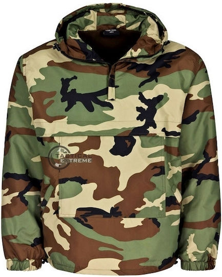 Mil-Tec Military Jacket Forest Camouflage Soft Shell Windproof Jacket