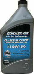 Quicksilver SAE 10W-30 10W-30 Boot Öl 2T 4-Takt-Motoröl 10W-30 1 Liter 1Es