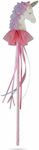 Carnival Wand Pink made of Plastic 6pcs