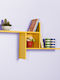 Kinderregal 04 Wandhalterung Gelb 100x18x50cm