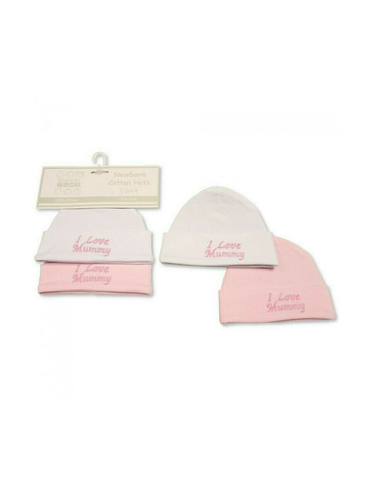 Nursery Time Baby Cotton Cap Set 2pcs - I Love Mummy (BW0503-0475) roz