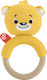 Fisher Price Bärchen Beißring für das Zahnen aus Stoff für 3 m+