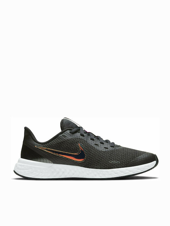 Revolution 5 Power Αθλητικά Παιδικά Παπούτσια Running με Κορδόνια Off Noir / Multi Color / Red Plum / White