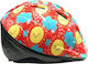 Kidzamo Red Flowers Kids' Helmet for City Bike Multicolour